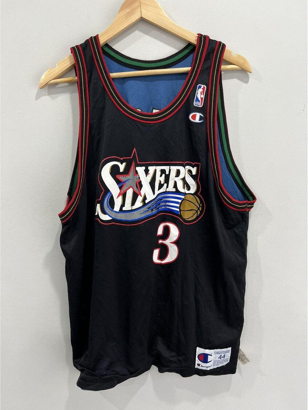Vintage Allen Iverson And Marbury Champion Reversible Jersey